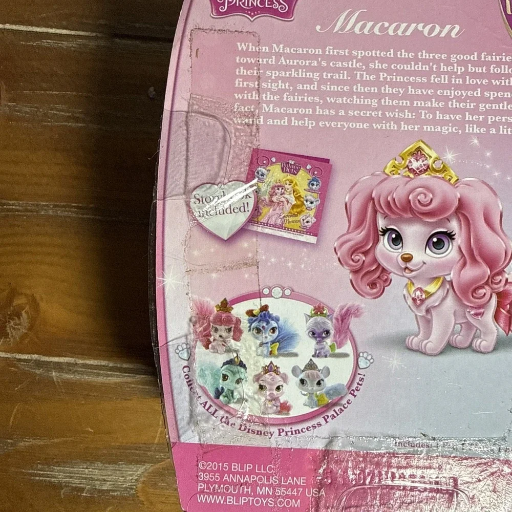 Disney Princess Palace Pets Furry Tail Friends Aurora's Puppy Macaron 2015